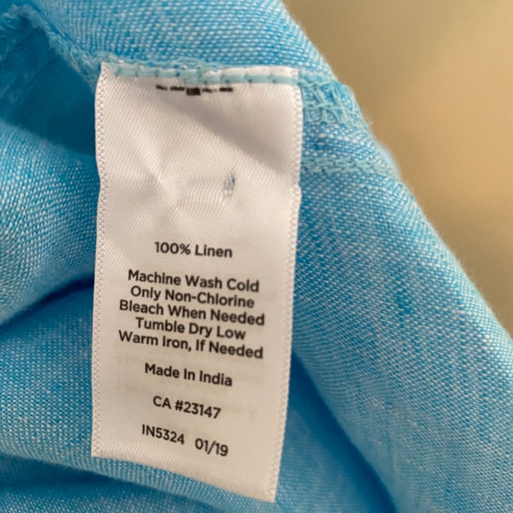 Talbots Linen top size Small - Picture 6 of 7